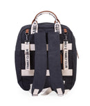 CHILDHOME, Wickelrucksack Family Bag Club, Großes Fassungsvermögen, Multifunktional, 11 Fächer, Isotherm Taschen,Trolley-Koffer Durchgang,Kinderwagenbefestigung,20,5L,Schwarz