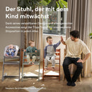 Tripp Trapp Stuhl von Stokke, White – Verstellbarer, anpassbarer Stuhl für Kleinkinder, Kinder & Erwachsene – Praktisch, bequem & ergonomisch – Klassisches Design