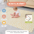 Krabbelmatte Baby Faltbar Spielmatte Kinder Spieldecke 120x180x1cm Krabbeldecke Für Baby - Babymatte Kindermatte - Schaumstoffmatte Kinderteppich- Spielteppich - Bodenmatte Kinder - Babygeschenk