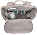 LÄSSIG Baby Wickelrucksack mit Wickelunterlage, Kinderwagenbefestigung und Flaschenhalter
