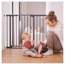 hauck 9cm Verlängerung, Schwarz - Kompatibel mit Kinderschutzgitter Clear Step 2, Open N Stop 2, Autoclose N Stop 2 - Ohne Bohren, Tür- & Treppenschutzgitter Zubehör