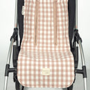 Walking Mum. Kinderwagenmatte Remy - Anti-Schweißauflage für den Sommer - universell einsetzbar - Farbe rosa - Maße 32 x 80 cm