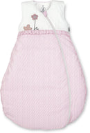 Sterntaler Schlafsack für Kleinkinder, Ganzjährig, Wärmeregulierung, Reißverschluss, Größe: 70, Emmi Girl, Weiß/Rosa