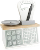 Small Foot Waage aus Holz, mit Waagschale und beweglichem Gewichtszeiger, für Kinder ab 3 Jahren, 11201 Spielzeug, Mehrfarbig