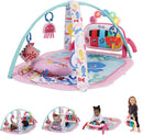 Baby Einstein Ocean Explorers 4-in-1 Spielbogen Baby Spielmatte mit Kick Piano, Musik- & Sprachförderung, Sensorikspielzeug, Lichter & Klänge, Für Neugeborene +, Rosa (Jellyfish Jamboree)