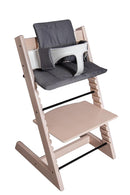 Hoppediz Hochstuhl Sitzkissen Set, passend für Stokke Tripp Trapp, 2-teilig, 100% Bio-Baumwolle, Design Lanzarote