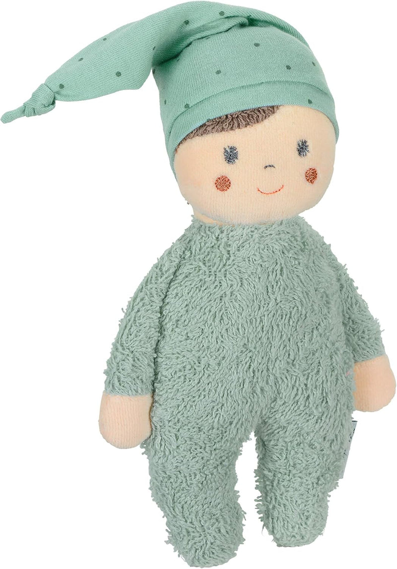 Sterntaler Spielpuppe Maxi, Integrierte Rassel, Für Babys ab der Geburt, 22 x 13 cm, Hellgrün