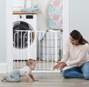 Regalo Easy Step Safety Gate, White, Suitable for Openings between 73.7 and 99.1 cm