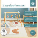 Bieco Spieltrapez Spielbogen für Babys -Figuren, Rasseln, Kugeln