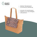 Babymoov Wickeltasche Tote Bag Zebra, Wickeltasche, Kapazität von 35l, zahlreiche Staumöglichkeiten, Wickelunterlage, Kinderwagenbefestigung und Schultergurt inbegriffen, abnehmbare kleine 3l Tasche