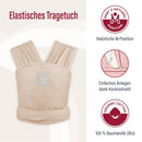 manduca – elastisches Babytragetuch für Neugeborene bis 15kg