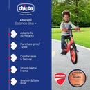 Chicco Ducati Monster Laufrad, Kinderfahrrad ohne Pedale für Balance, mit verstellbarem Lenker und Sattel, max. 25 kg, 60 cm, rot, 2-5 Jahre.