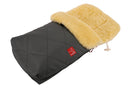 Lammfell Fußsack Natura, anthracite