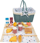 small foot Picknickkorb "tasty", Zubehör für Kinderküche und Kaufladen, Rollenspielzeug für Kinder, ab 3 Jahren, 12325, Blau