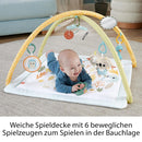 FISHER-PRICE Simply Senses Sensorische Erlebnisdecke - mit Plüsch-Koala, Spiegel, Rassel, Beißring und knisterndes Spielzeug, maschinenwaschbare Spielmatte