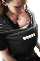 Je Porte Mon Bébé Tragetuch, Schwarz/Anthrazit