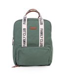 Wickelrucksack Family Bag Club, Großes Fassungsvermögen, Multifunktional, 11 Fächer, Isotherm Taschen,Trolley-Koffer Durchgang,Kinderwagenbefestigung,20,5L,Grün