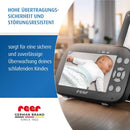 reer BabyCam Pro HD Move | Digitales Video-Babyphone mit FHSS-Technologie | Großer 5" HD-Bildschirm | 300m Reichweite | schwenk- & neigbare Kamera ...