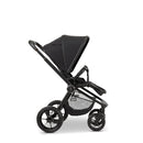 MOON Buggy SPORT, Black/Melange, Sportwagen-Buggy mit Liegefunktion, bis 22kg, UV-Schutz 50+, zusammenklappbar