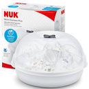 NUK Micro Express Plus microwave sterilizer for bottles | sterilizes up to 4 baby bottles plus accessories in 4 minutes | fits in most microwaves | includes bottle tongs