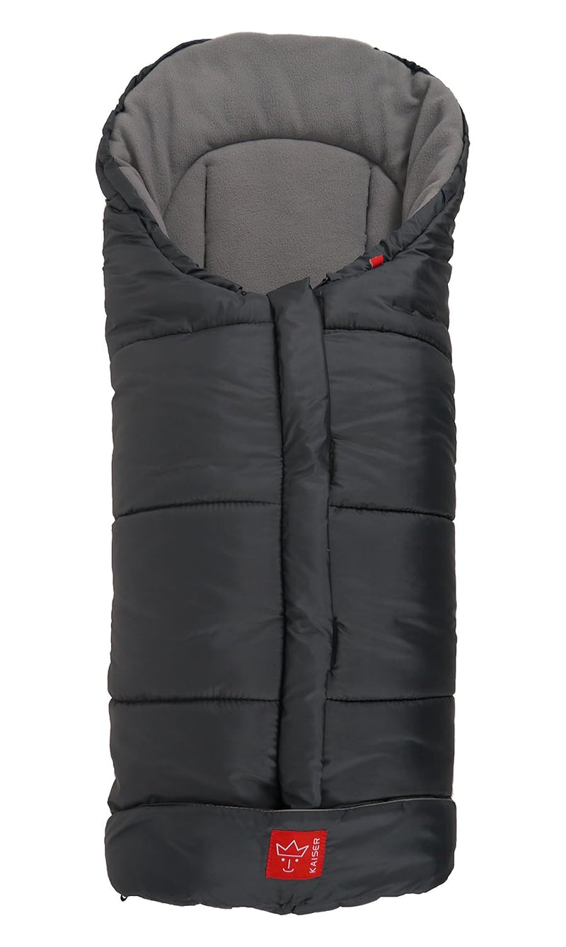 Kaiser Iglu Thermo Fleece Fußsack, anthrazit hellgrau