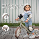 KikkaBoo Laufrad ab 3 Jahre LANSER, Ultraleichtes Balance Bike, 12 Zoll, Verstellbarer Sitz, Fahrrad für Kleinkinder 3-6 Jahre, Grün