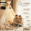 Lionherz Tipi Zelt Cremeweiß