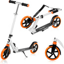 LIONELO Luca Klappbarer Roller für Kinder und Erwachsene bis 100kg Verstellbar und leicht nur 4kg Robuste Konstruktion 20cm Räder Stoßdämpfende ShockResist-Technologie Hinterradbremse Rutschfest