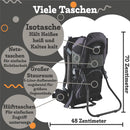Luvdbaby Kraxe Kindertrage bis 18 Kg - Ergonomisch Kindertragerucksack für Kinder - Premium Toddler Carrier - Baby Tragerucksack - Babytrage Rückentrage Kleinkind
