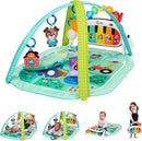 Baby Einstein Farm Explorers 4-in-1 Kickin' Tunes Musical Meadow Musik- & Sprachentdeckungs-Spielbogen, Spielmatte mit Kick-Piano, ab 0 Monaten