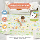 Babymatte Kindermatte Baby Spielmatte 150x180x1cm - Green Road