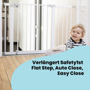 Safety 1st Easy Close Metal 28cm Gittererweiterung, kein Bohren, leicht montierbare Erweiterung zu Türschutzgitter, Erweiterung für Treppenschutzgitter ohne Bohren für Babygitter