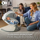Kinderkraft LUMI 2 Babywippe, Elektrische Babyschaukel, Von der Geburt bis 9 Monate, Höhenverstellbar, 5 Schaukelmodi, 12 Melodien, Bogen mit Spiel...