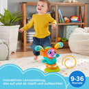 Fisher-Price, - DJ Hüpfi, DEUTSCHE Version, interaktives Lern-Spielzeug zum Tanzen, Bewegen und Hüpfen, mit Musik und Federung