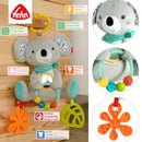 Fehn Spielzeug Baby Koala - Motorikspielzeug mit Befestigungsring - Spieltier mit Greif Elementen - Babyspielzeug zum Beißen, Greifen & Entdecken