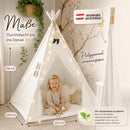 Lionherz Tipi Zelt Reinweiß