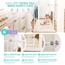 Regalo Easy Step Baby Safety Gate, Pressure-Mounted, Including Extension Kit (104 cm)