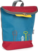 small foot Werkzeugrucksack Konstruktion „Workshop“, Kinder-Rucksack mit 8 Werkzeugen aus Holz, ab 3 Jahren, 12603