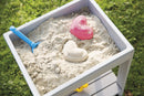 roba Kinder Outdoor+ Spieltisch 'Tiny', wetterfester Massivholz Sand- & Matschtisch, grau lasiert