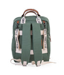 Wickelrucksack Family Bag Club, Großes Fassungsvermögen, Multifunktional, 11 Fächer, Isotherm Taschen,Trolley-Koffer Durchgang,Kinderwagenbefestigung,20,5L,Grün