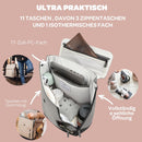 Béaba, Wickeltasche, Rucksack, Wasserdicht