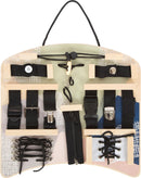 small foot Motorikbrett Verschlüsse und Befestigung, vielseitiger Spiel- und Motorikspaß für Kinder ab 3 Jahren, 12391