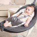 Babymoov Babyschaukel Swoon Motion Zink - inkl. 8 Melodien, 360° Sitzfläche, verstellbare Rückenlehne und Bewegungsmelder, 1 Stück (1er Pack)