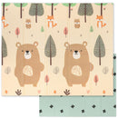 Spielmatte Baby - Krabbelmatte Baby 150x180x1cm - Krabbelmatte Wendbar, Faltbar, Wasserabweisend - Schaumstoff Babymatte - Baby Spielmatte