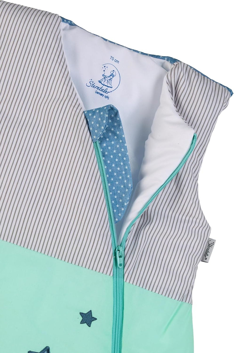 Sterntaler Unisex Kinder Funktionsschlafsack, Pony Pauline, Ganzjährig, Wärmeregulierung, Reißverschluss Funktionsschlafsack 100cm Emmi (1er Pack)