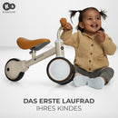 Kinderkraft Laufrad CUTIE, Lernlaufrad, Kinderlaufrad, Lauflernrad, Fahrrad ohne Pedale, Dreirad, Aus Metall, Modernes Design, Sichere Konstruktion
