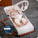 KUNU® Babywippe Neugeborene bis 24 Monate - Sichere Baby Wippe mit praktischer Tragetasche - Faltbare Wippe Baby inkl. Newborn-Einsatz - Natürliches Wippen ab Geburt - Pflegeleicht & Schadstofffrei