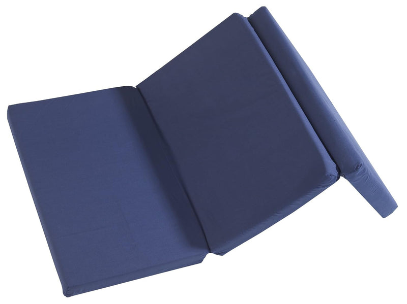 roba Reisebettmatratze - Faltbare Baby Matratze für Reisebett 60 x 120 cm - Faltbare Klappmatratze für Kinderreisebetten - Abnehmbarer Bezug in Blau - Inklusive Tragetasche