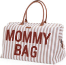 CHILDHOME, Mommy Bag, Wickeltasche, Umstandstasche, Reisetasche, großes Fassungsvermögen, Wickelauflage, Verstellbarer Schultergurt, Unterteilt, Is...