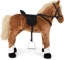 small foot 11177 Standing Horse with Sound, made of wood, safe seat with stirrups and reins, for ages 3+ years